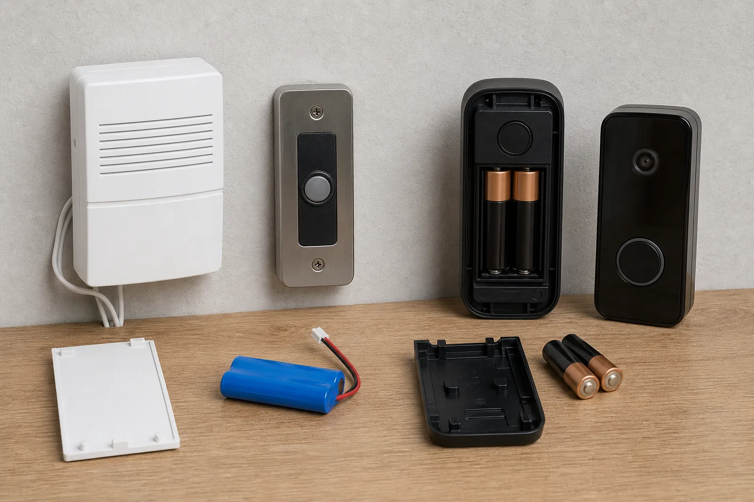 Tuerklingel-Batterie wechseln: Anleitung fuer kabelgebundene und mobile Modelle
