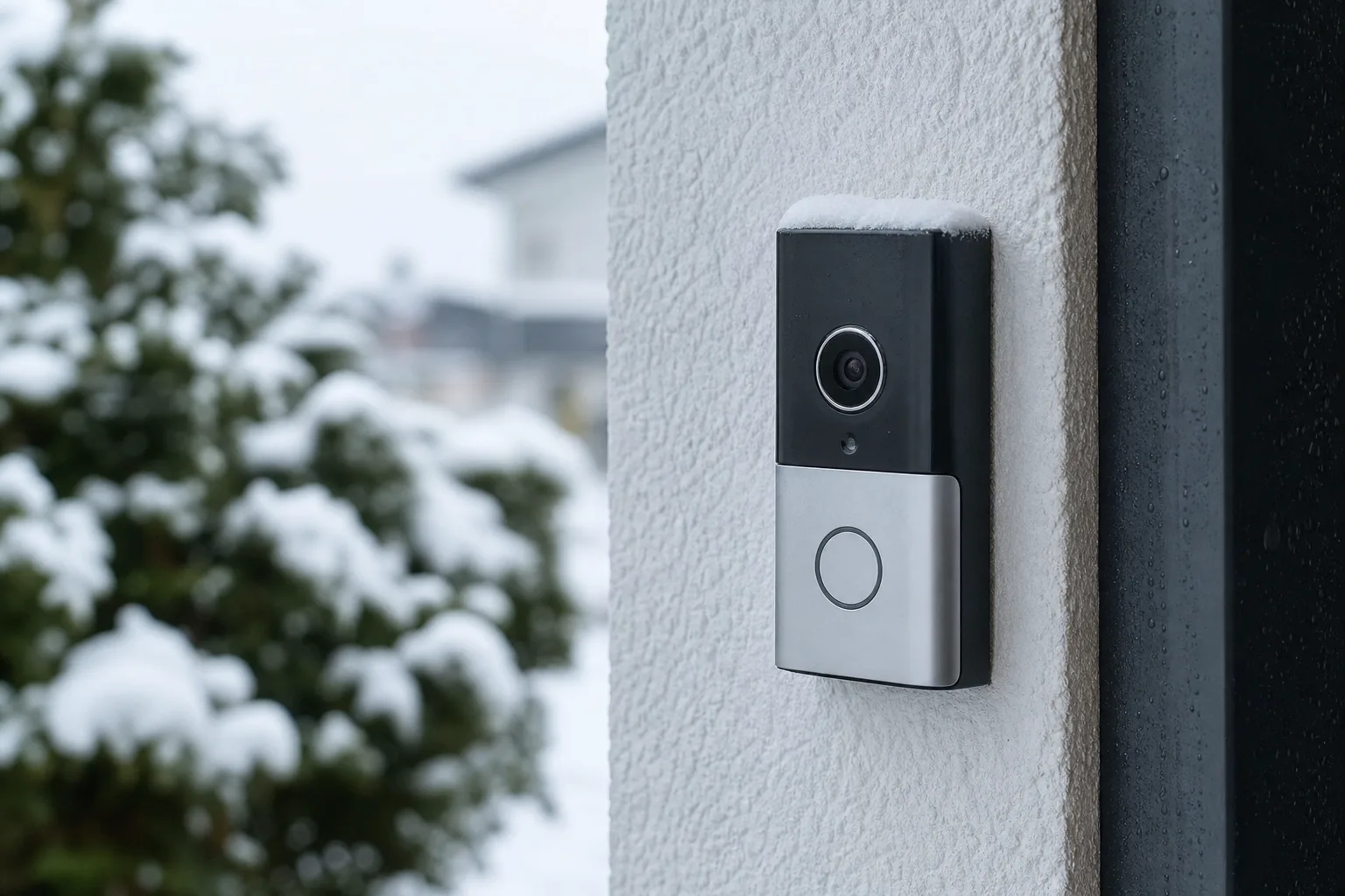 Tuerklingel im Winter: Akku und Batterien bei Kaelte richtig pflegen